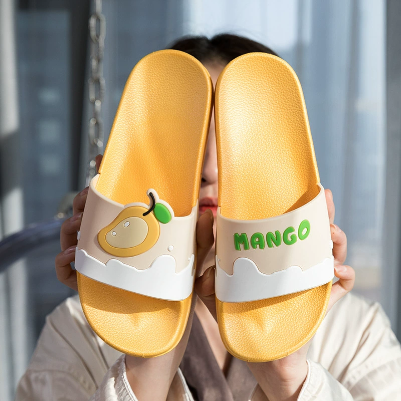 Женские тапочки, летние пары, домашняя и уличная одежда, нескользящие тапочки для ванной комнаты на толстой подошве, новый стиль, домашние бесшумные тапочки для мужчин.