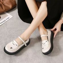 增高松糕复古大头鞋舒服甜酷厚底鞋2025秋新款英伦风小皮鞋单鞋女