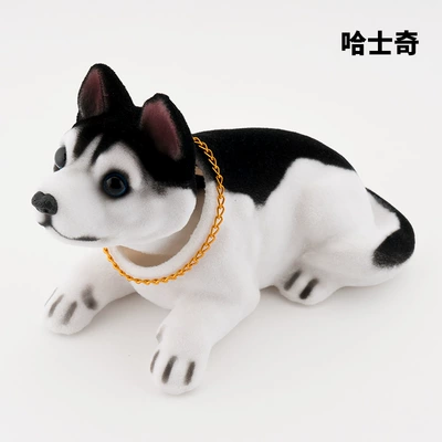 car resin shake head dog – Car ornaments - husky