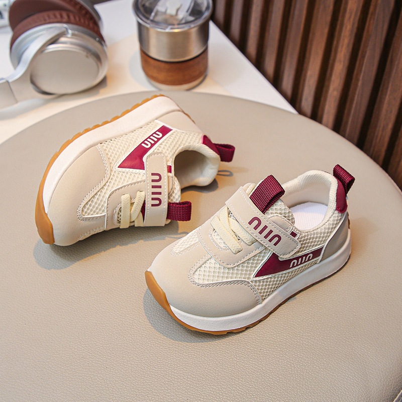 Boys' Breathable Mesh Sneakers Infant Toddler Walking Shoes Spring Summer Style Mesh Baby Footwear For Ages 0-5_voghion.com