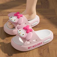 Slippers (Sanrio My Melody) Cute Cartoon Indoor Sandals, Cushioned Sole, Sizes 24–41