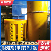 耐溶剂(甲醇) PU辊 分散研磨机1180-4000胶辊印刷机滚筒工业设备