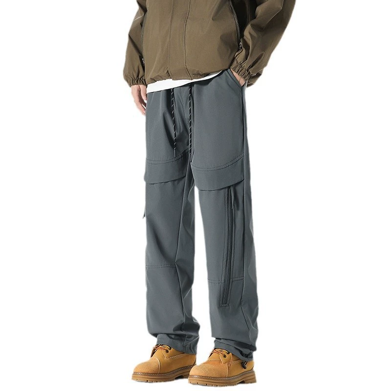 Winter windproof fleece fashionable trousers, plus size