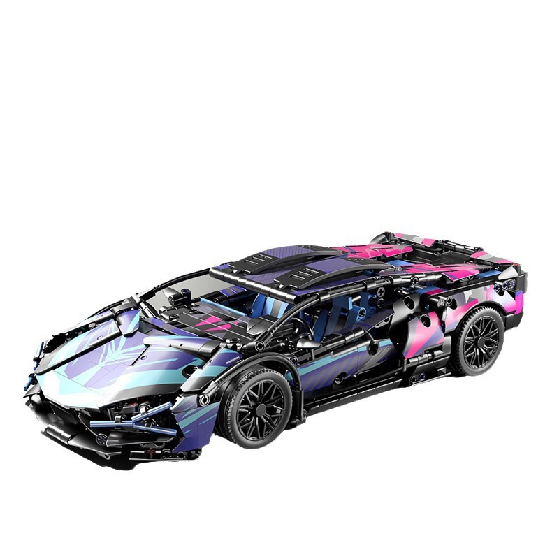 Le cross-border high-azul bogini modelo de supercar Porsche control remoto coche deportivo bloques de construcción juguetes para niños