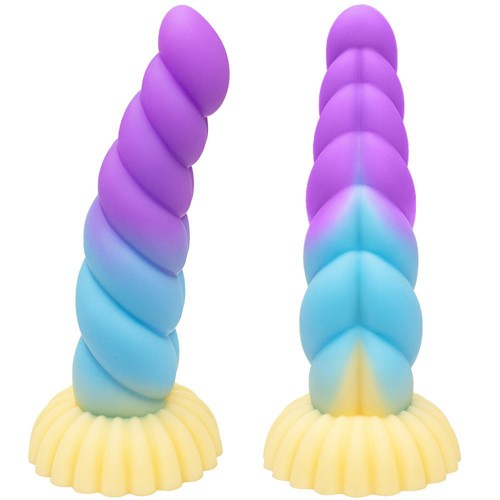 Colorful soft braided anal plug for men and women, alternative sex toy, large suction cup, liquid silicone penis wholesale