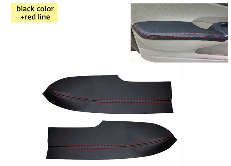Suitable for 06-11 8-generation Honda Civic car special door armrest leather interior ultra-fiber leather wear-resistant and durable