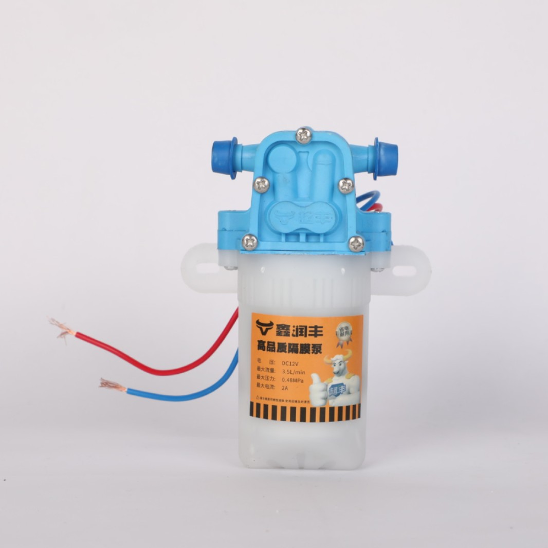 喷雾器水泵 增压大功率双核隔膜泵新款农用电动喷雾器水泵定制