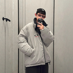 巴黎秋冬新款LOOPSPORTSICON双面穿羽绒服男女同款保暖休闲百搭