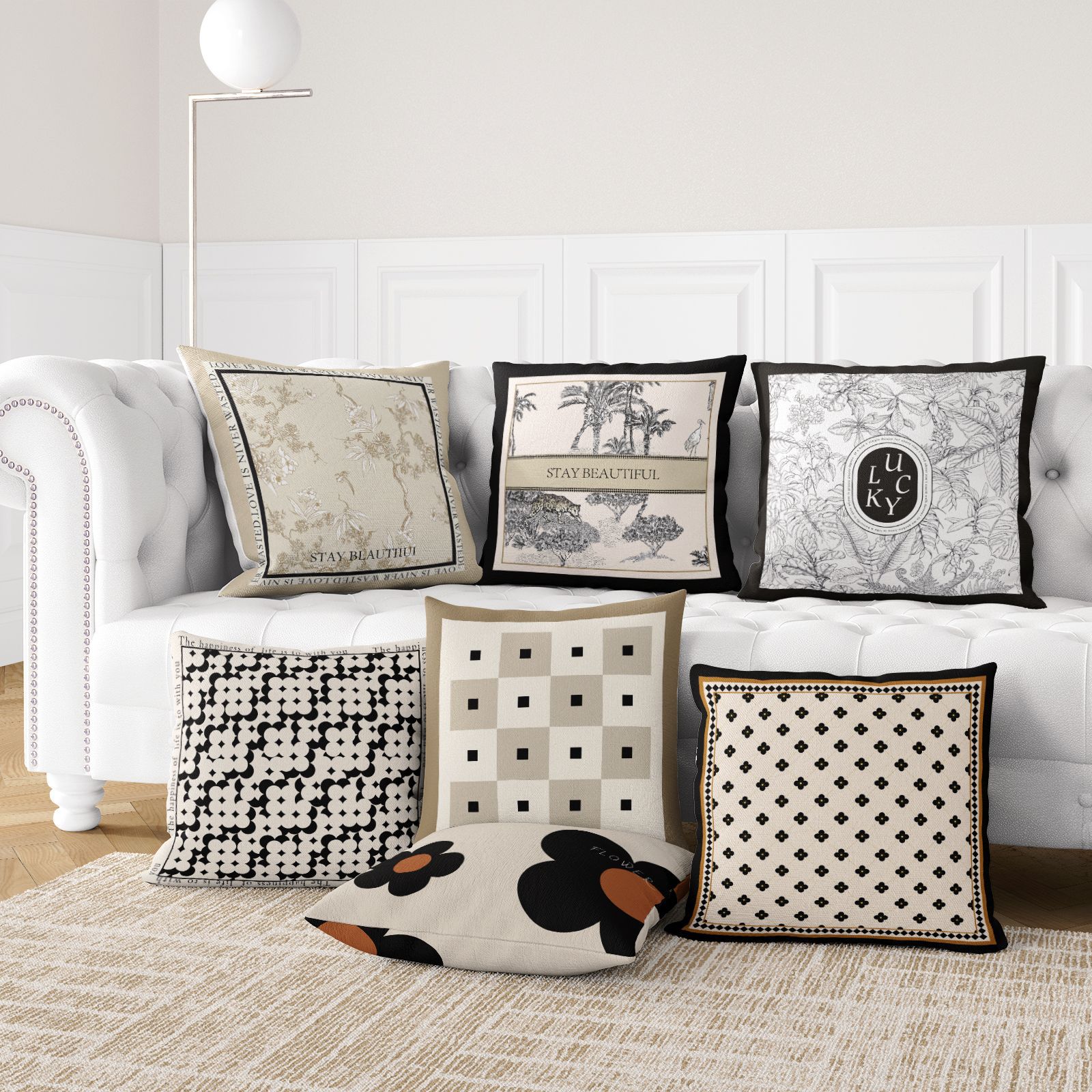 高档场景抱枕1600