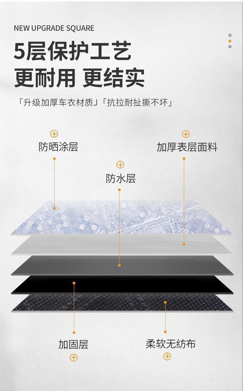 Universal Ultrasonic Thickened Semi-Transparent Glass Car Cover for Snow, Frost, and Ice Protection, Sunshade, and Snow Cover for Vehicles