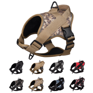 New Reflective Pet Chest Strap Explosion-proof Tactical Dog Leash K9 Dog Chest Strap Camouflage Pet Supplies