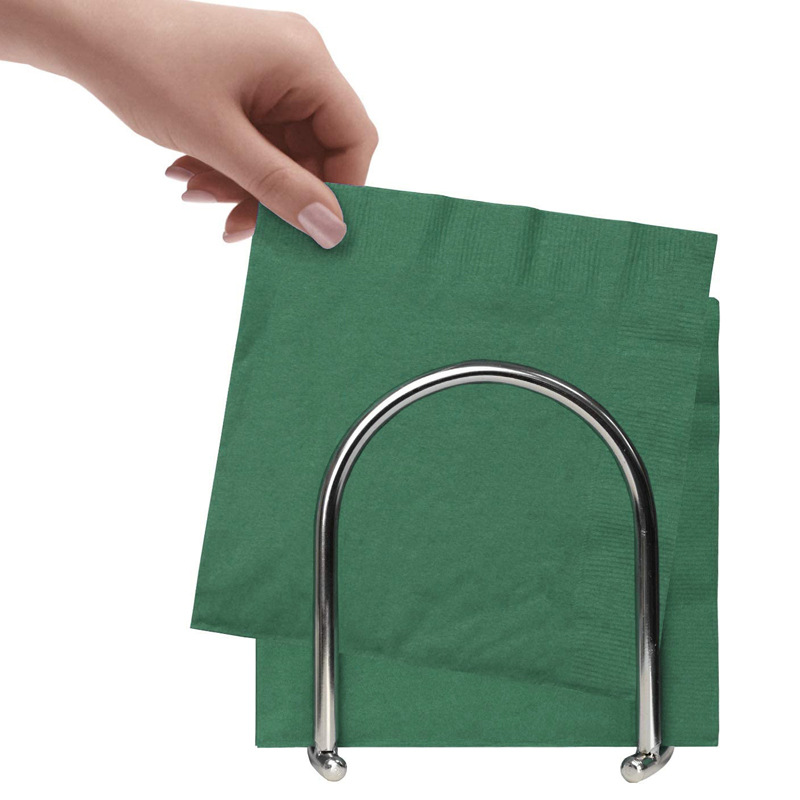 歐式鐵藝紙巾架餐巾架半圓形多功能餐巾架酒店用廚房砧板鍋蓋架子