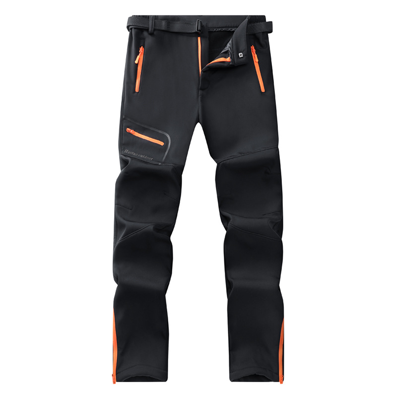 Pantalones de esquí impermeables al aire libre de lana europea transfronterizos con pantalones de esquí impermeables para hombres y pantalones de secado rápido para parejas impermeables para mujeres