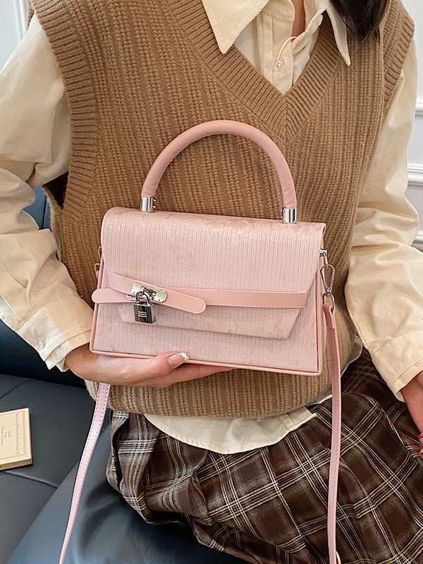 Tendencia transfronteriza coreana bolso de mano bolso de mujer 2026 primavera nuevo color sólido bolso de hombro extranjero bolso de viaje