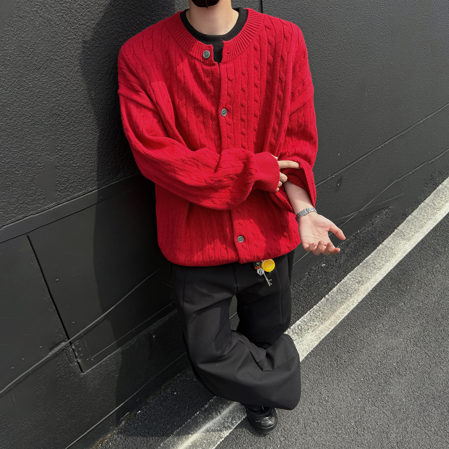 青少年秋冬新品圆领套头针织衫男加厚宽松款2026秋季腈纶运动风罗,男装针织衫/毛衣,星座614