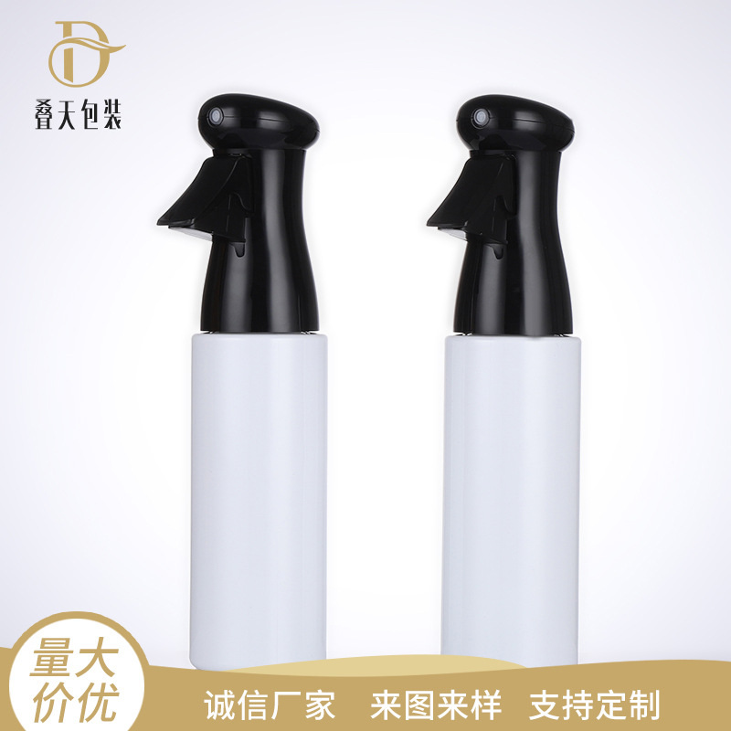 厂家供应200ml大容量补水分装瓶自动高压喷持续喷雾瓶美发喷水瓶