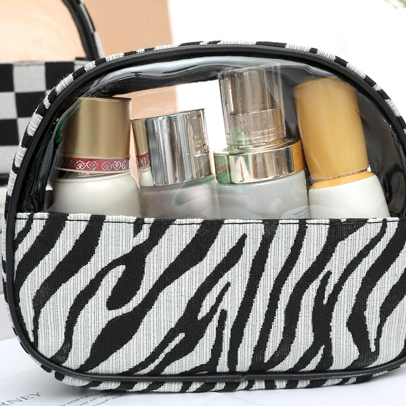 Classic cosmetic bag, chess, waterproof organizer bag