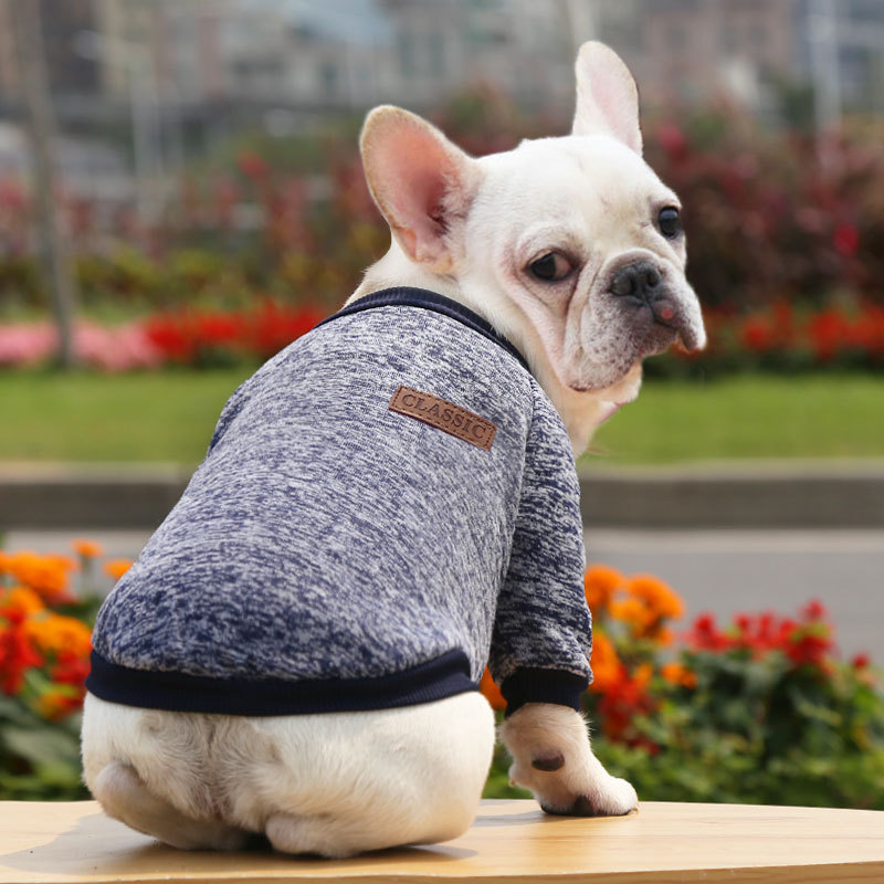 New Simple Dog Cat Pet Autumn Winter Sweater display picture 4