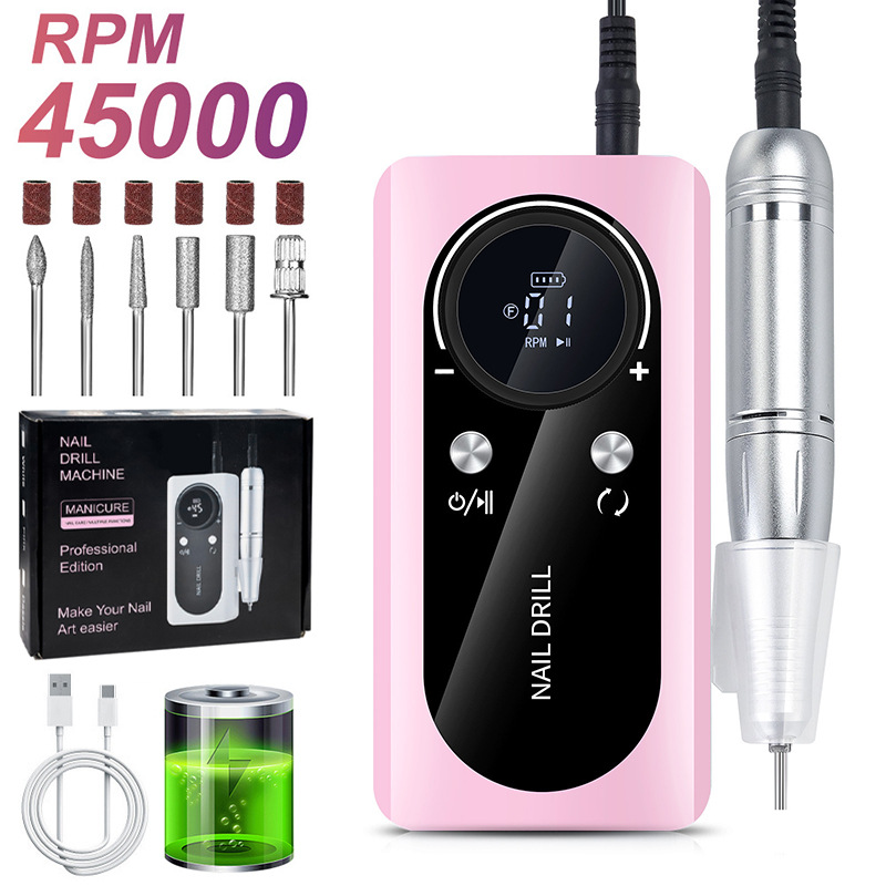 Torno Eléctrico para Uñas Portátil Recargable para Manicura image 37