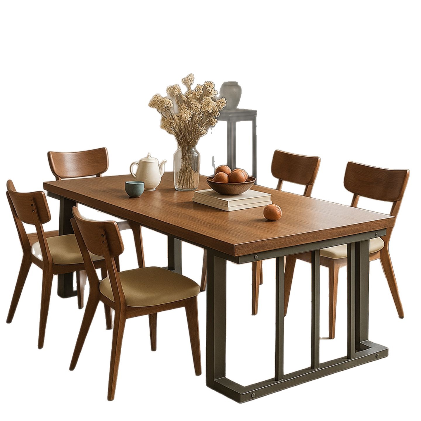 Mesa de comedor, mesa de comedor comercial, mesa de comedor simple, sala de estar, mesa de alquiler doméstica, mesa rectangular
