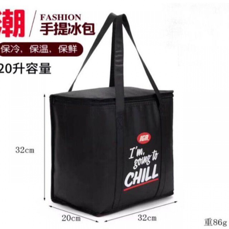 20L超特大冷蔵携帯ピクニック保温バッグ屋外新鮮保冷バッグ宅配バッグ|undefined