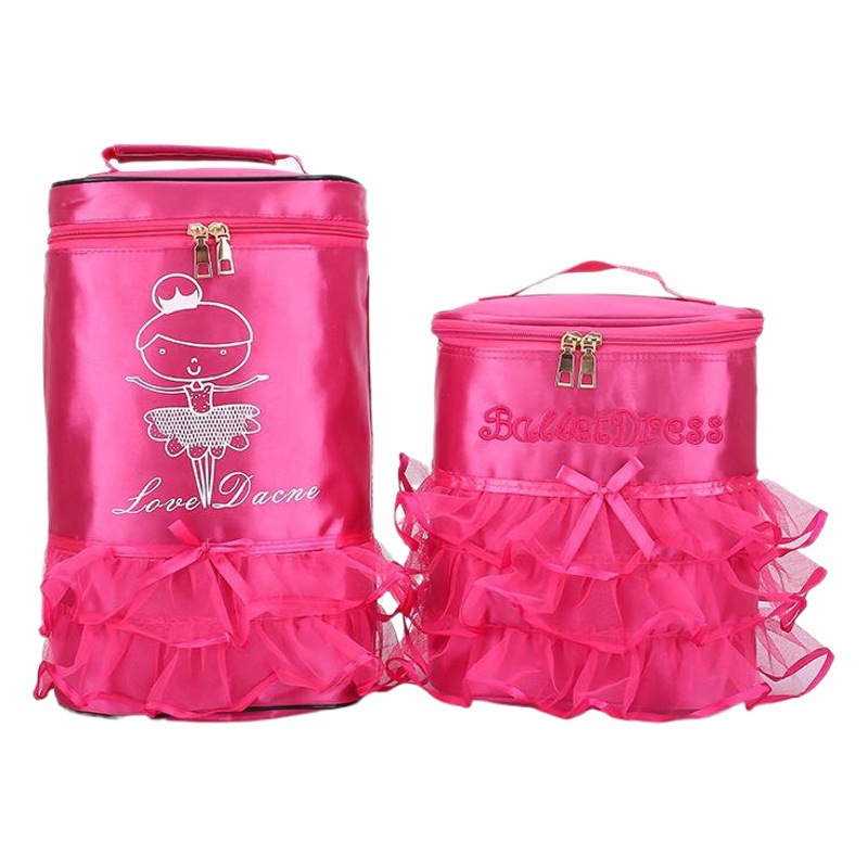 Dance bag children's shoulder dance storage backpack Latin ballet bag printing girl princess dance bag