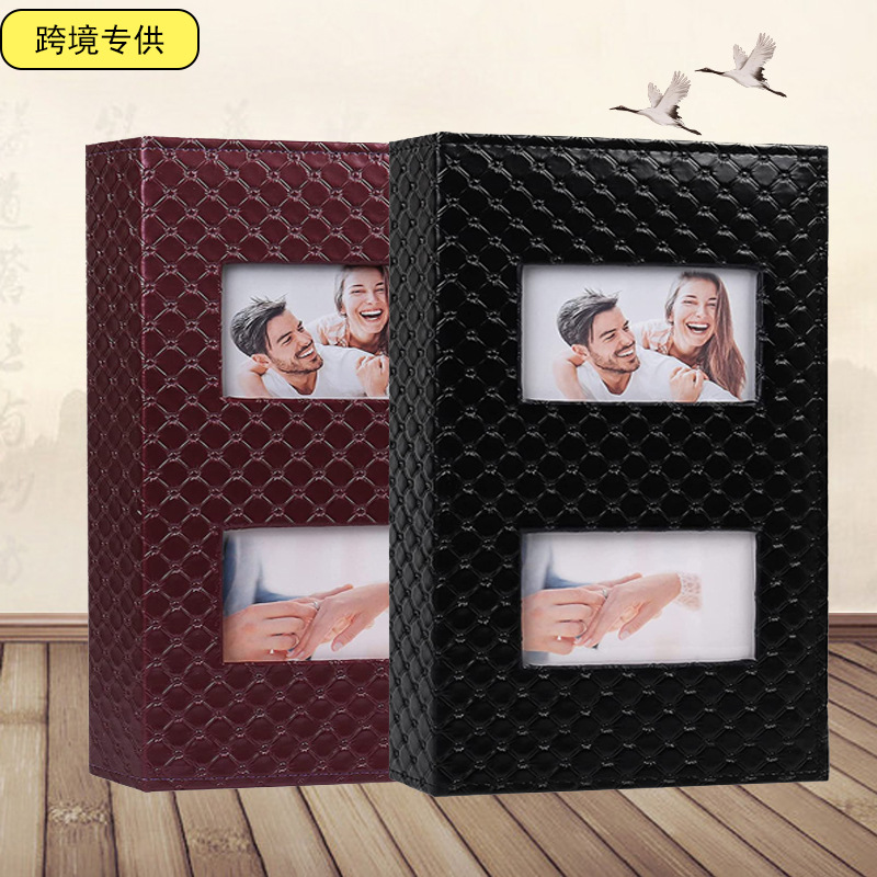 工厂批发PU皮面相册本6寸300张活页相簿影集家庭纪念册照片收藏册