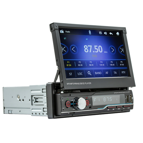 7-inch extendable car MP5 card MP4 player Bluetooth call reverse camera MP3 radio