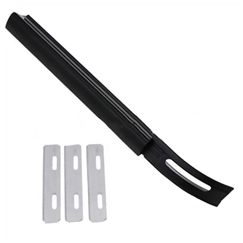 DIY cuero hecho a mano tallado forma herramienta aceite pluma sello cuchillo de corte punzonado