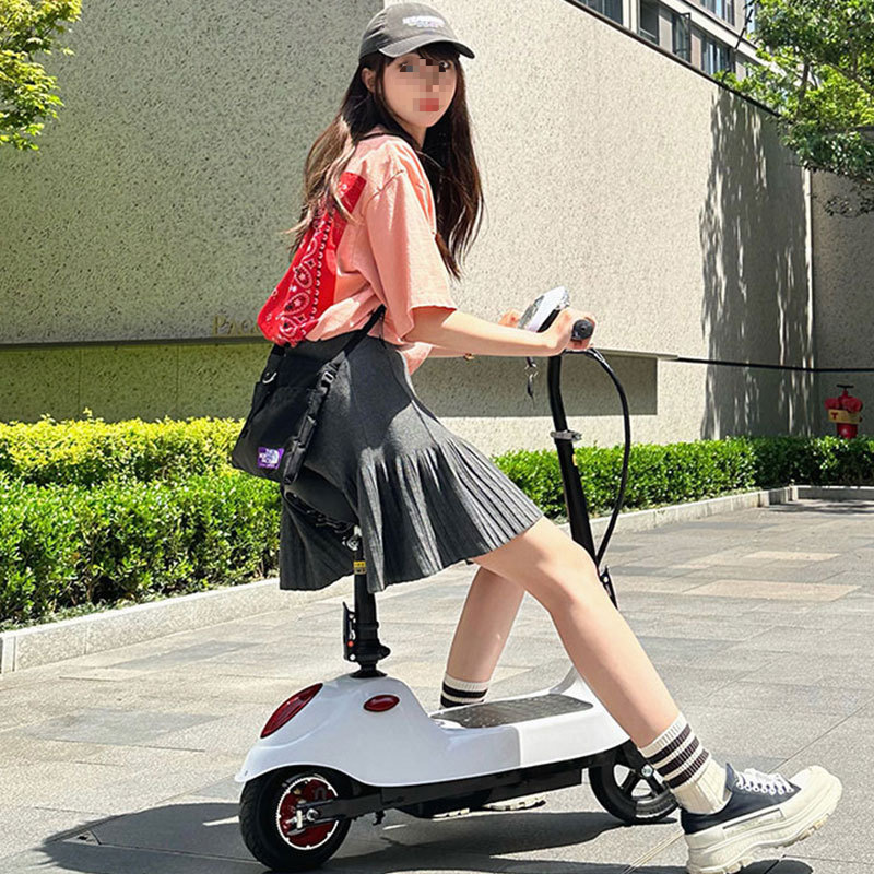 Little Dolphin Electric Vehicle Lightweight Foldable Small Electric Scooter Adult Scooter Men's and Women's Mini Battery Scooter