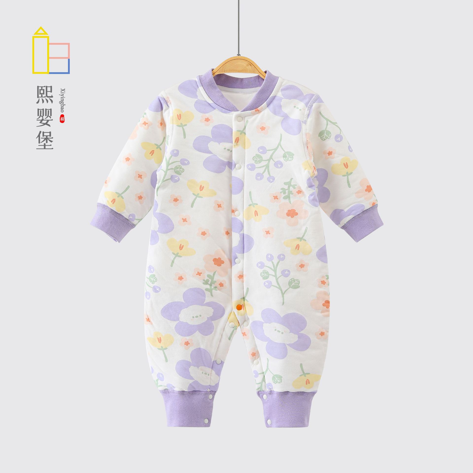 Ropa de bebé 40g Delgado acolchado mono otoño e invierno Bebé primavera y otoño cálido mameluco recién nacido Ropa