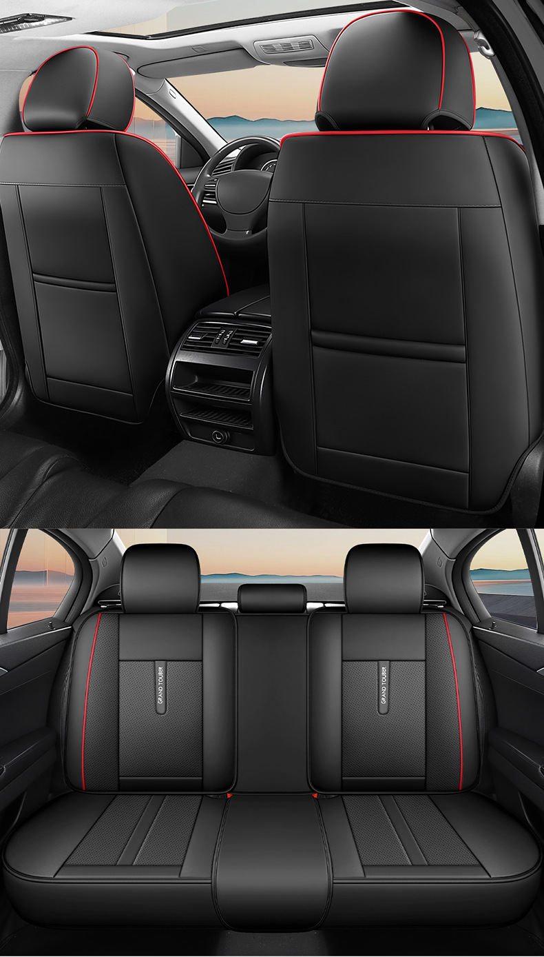 New Amazon Car Seat Cushion, Five-Seater, All-Season, All-Inclusive Seat Cushion, Waist-Protecting, Comfortable and Breathable Car Seat Cushion