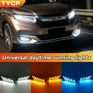 Universal Avtomobil üçün Beş Mustang Tərzi Axan Dönüş Siqnallı LED Gündüz İşıqları