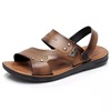 Slide, slippers, fashionable beach footwear for leisure, non-slip wear-resistant sandals, soft sole, Korean style