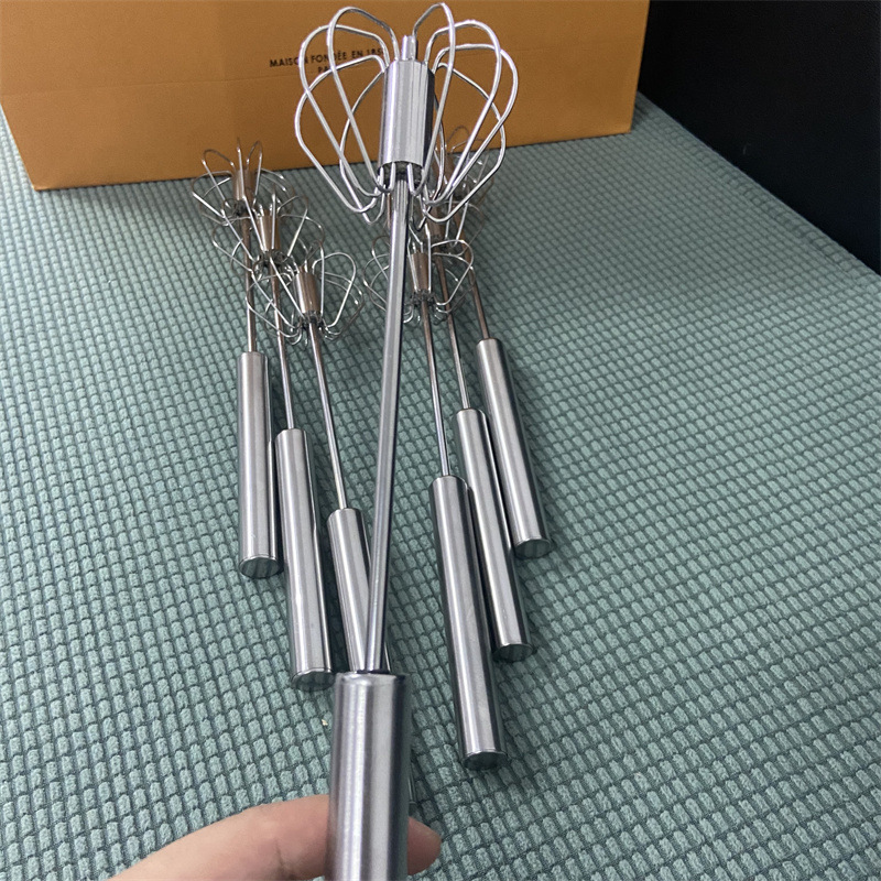 Halfautomatische en handmatige roomschuimer/eierklopper van 304 roestvrij staal, keukengadget_voghion.com