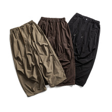 城市凡品 2025年春季新款时尚潮流休闲阔腿长裤男裤休闲男高档