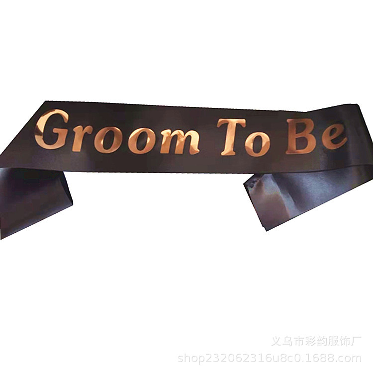 Bride to be Bride Shoulderband Bride to be Black