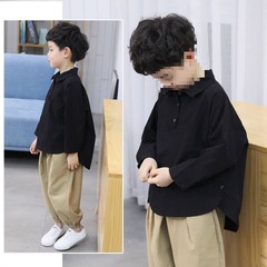 子供服男の子春スーツ2025新作中大型子供ハンサムボーイ春秋カジュアル外国風韓国版トレンド
