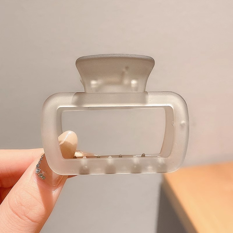 Clip de agarre simple de verano, volumen de cabello de alta calidad, clip de tiburón, horquilla grande, horquilla, nuevo cabello femenino, tocado 2024