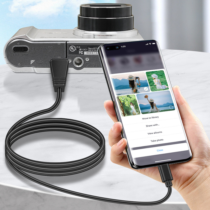 Type C OTG Cable DSC-WX5 for Sony Camera to Android Phone WX7 WX9 WX10 W320