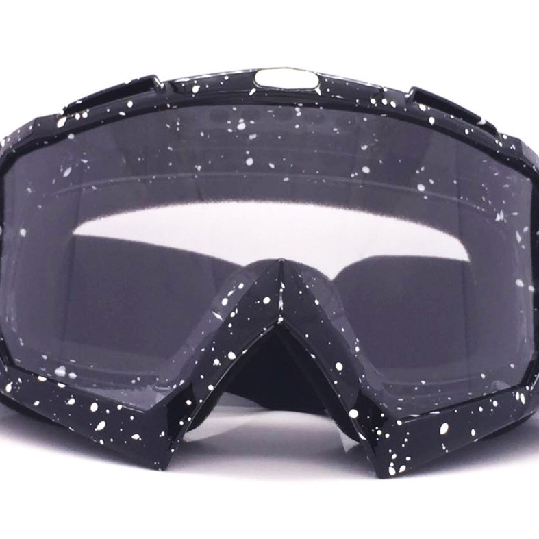 Motocicleta X400 equipada com óculos de esqui off-road, capacete, óculos de proteção para pilotagem ao ar livre_voghion.com