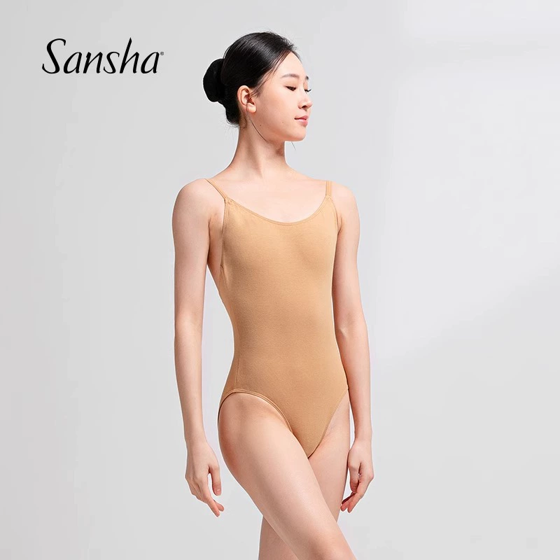 Французские тапки Sansha Sands Sand взрослые балетные конъюгационные сервисы для практики эластичная танцевальная служба