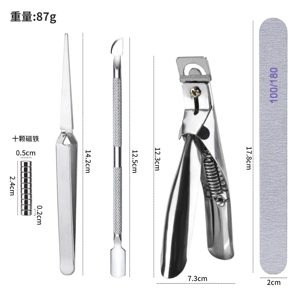 Selección estricta de manicura de acero inoxidable Corte Especial de una palabra DIY usar manicura en forma de u tienda de manicura al por mayor de la misma herramienta de poda