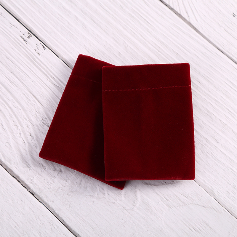 15g Weight Jewelry Packaging Bags Classification 1 Piece Quantity Indoor, Daily Occasion Flannel Material Bow Knot Pattern Cute, Simple Style Style Cute Simple Style Bow Knot Flannel Jewelry Packaging Bags 11