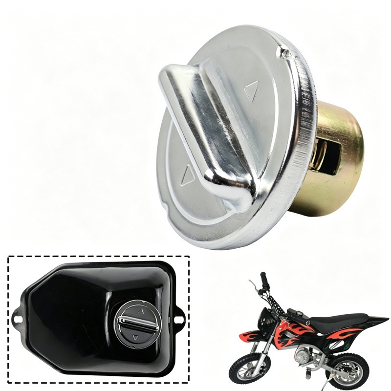 Atv Water-Cooled Atv Go-Kart Spiral Fuel Tank Cap Suitable for Gy50-250Cc Iron Fuel Tank Cap Fuel Pot Cap