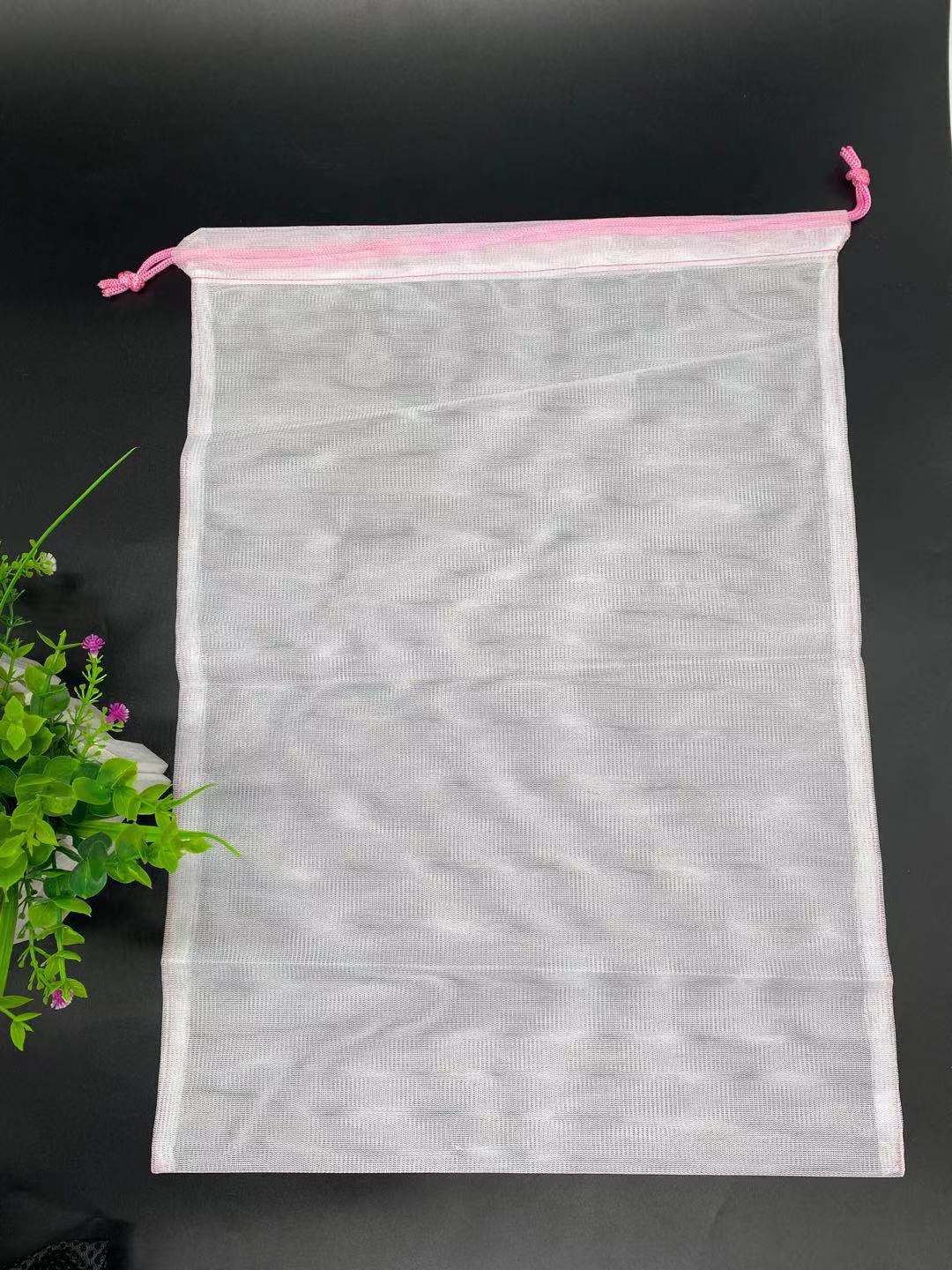 网格双抽束口收纳袋 户外洗漱样品袋  户外网格袋|ru