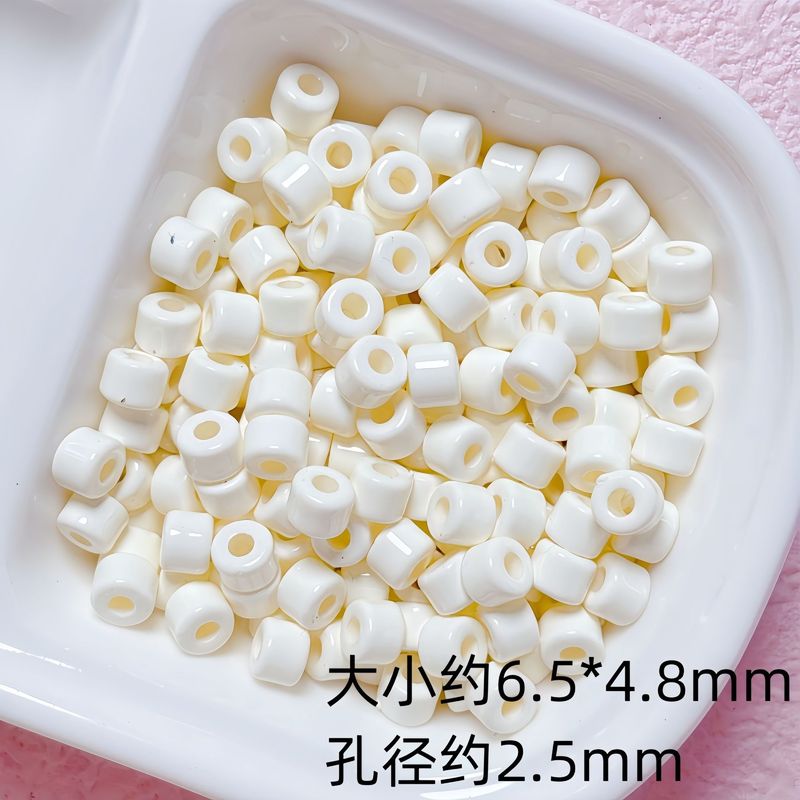 アクリルカラーペイントスルーホールバレルビーズ diy 携帯電話チェーンブレスレットネックレスビーズ素材ジュエリーアクセサリー|undefined