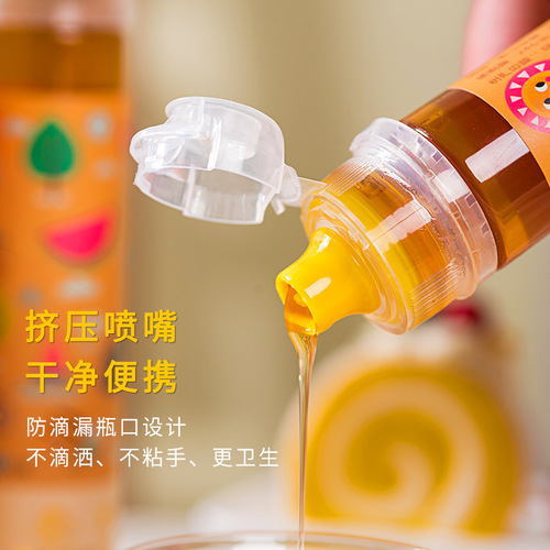 Portable lemon honey small package pure natural hundred flower honey 130g squeeze bottle honey wholesale source factory