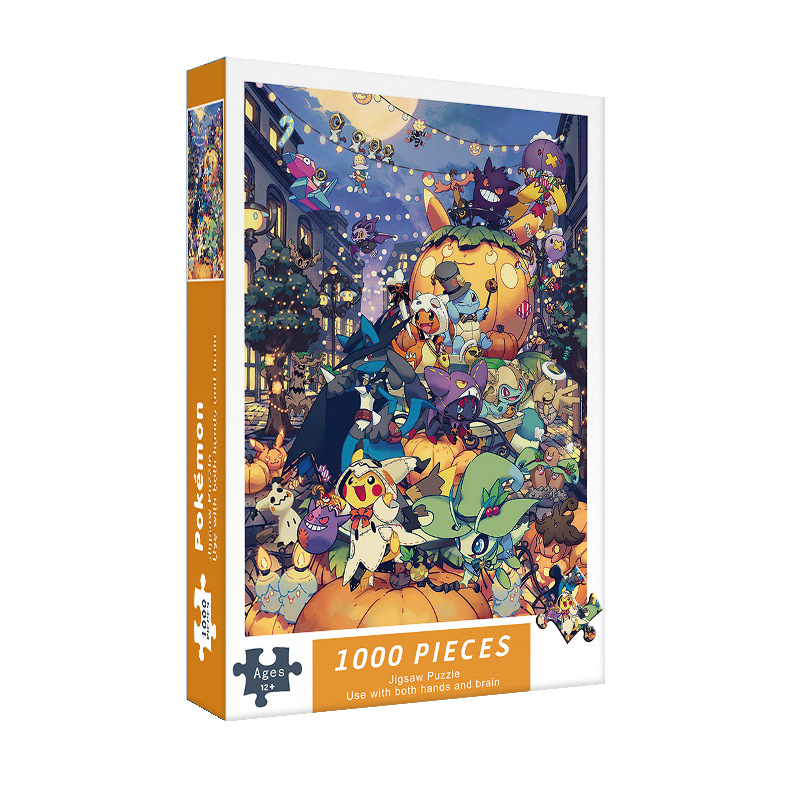 1.000 piezas de rompecabezas 1000 piezas de rompecabezas para niños versión para adultos niños y niñas de descompresión serie de curación de más de 6 años de edad 8-10 años