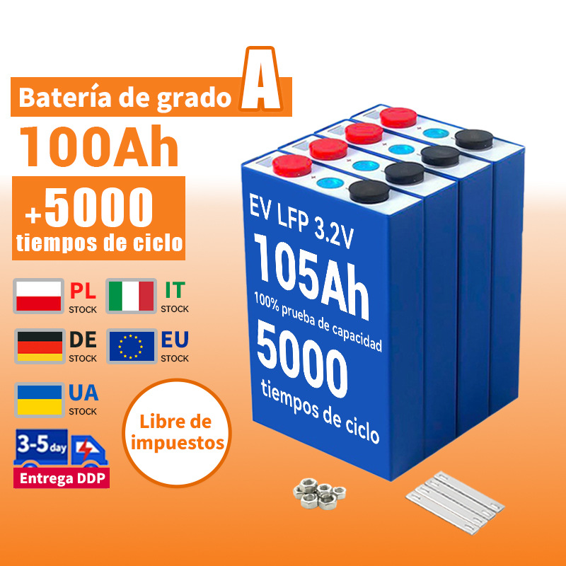 EVE 3.2V 105Ah Prismatic Lifepo4 Células de batería 100Ah